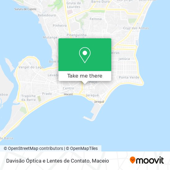 Davisão Óptica e Lentes de Contato map