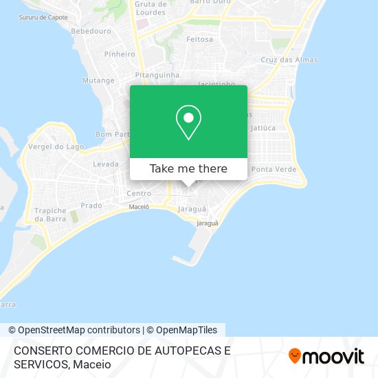 Mapa CONSERTO COMERCIO DE AUTOPECAS E SERVICOS