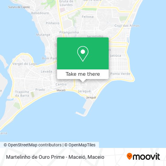 Mapa Martelinho de Ouro Prime - Maceió