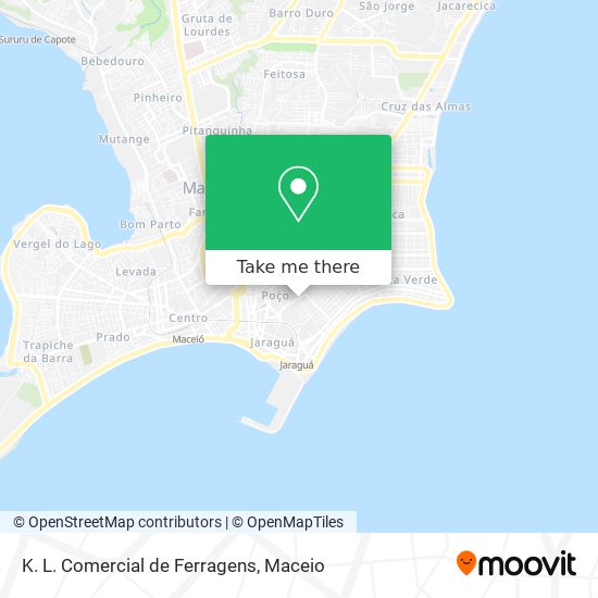 K. L. Comercial de Ferragens map