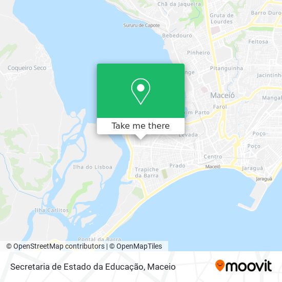 Mapa Secretaria de Estado da Educação