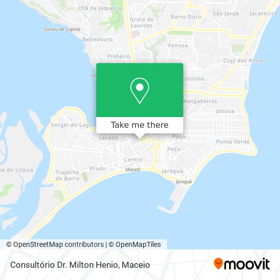 Consultório Dr. Milton Henio map