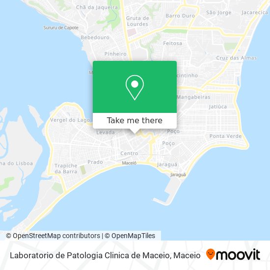 Laboratorio de Patologia Clinica de Maceio map