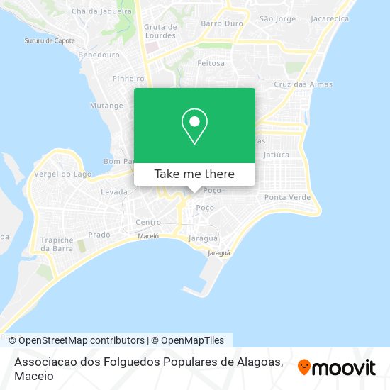 Mapa Associacao dos Folguedos Populares de Alagoas