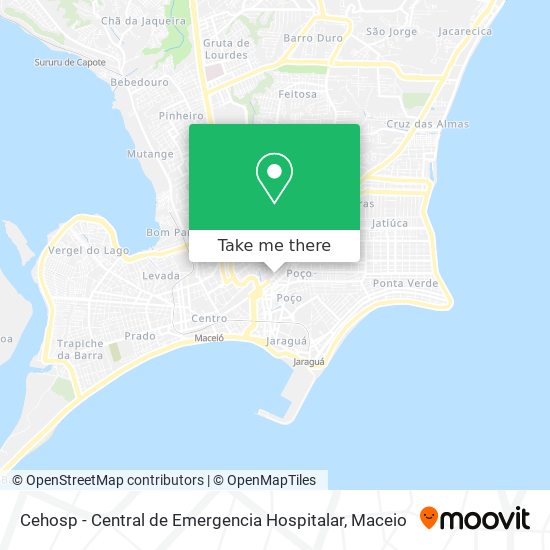 Cehosp - Central de Emergencia Hospitalar map
