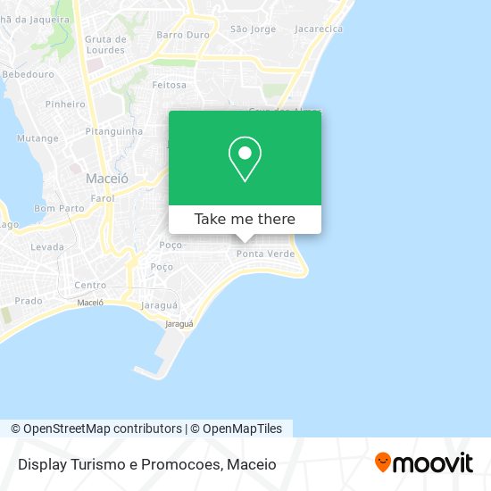 Display Turismo e Promocoes map