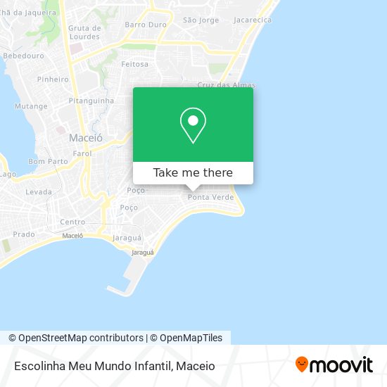 Mapa Escolinha Meu Mundo Infantil