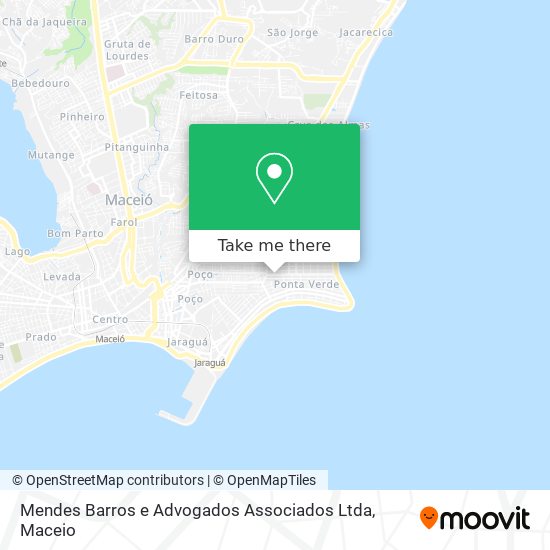 Mendes Barros e Advogados Associados Ltda map