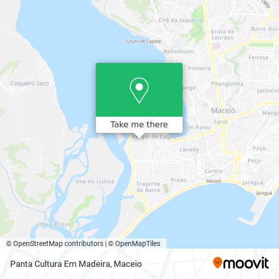 Panta Cultura Em Madeira map