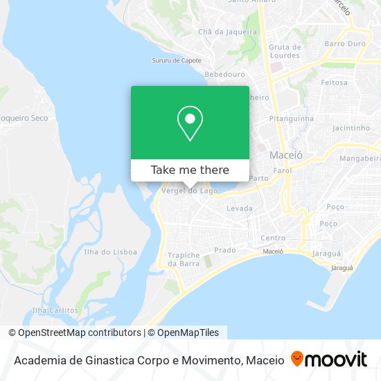 Academia de Ginastica Corpo e Movimento map