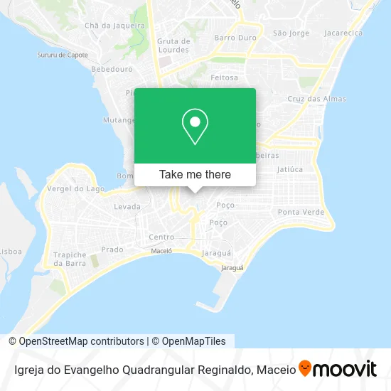 Igreja do Evangelho Quadrangular Reginaldo map