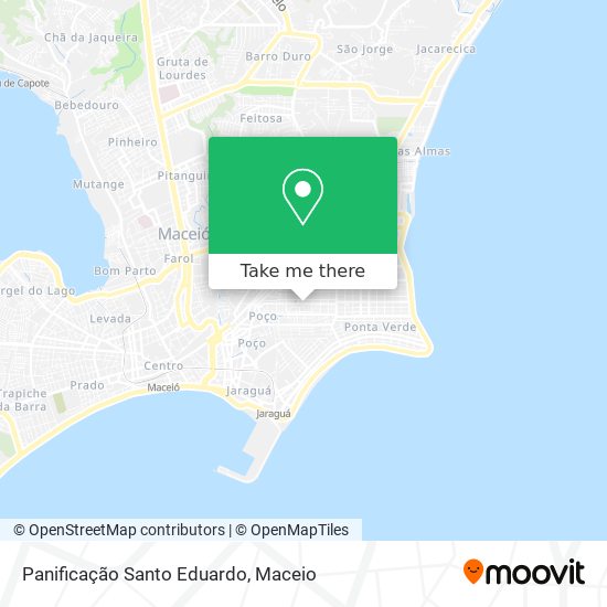 Panificação Santo Eduardo map