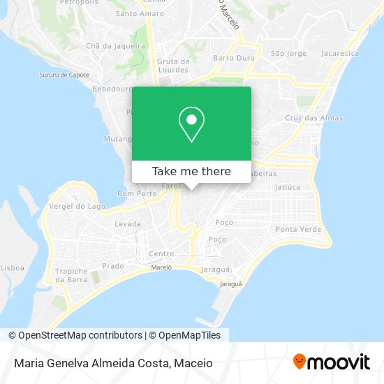 Maria Genelva Almeida Costa map