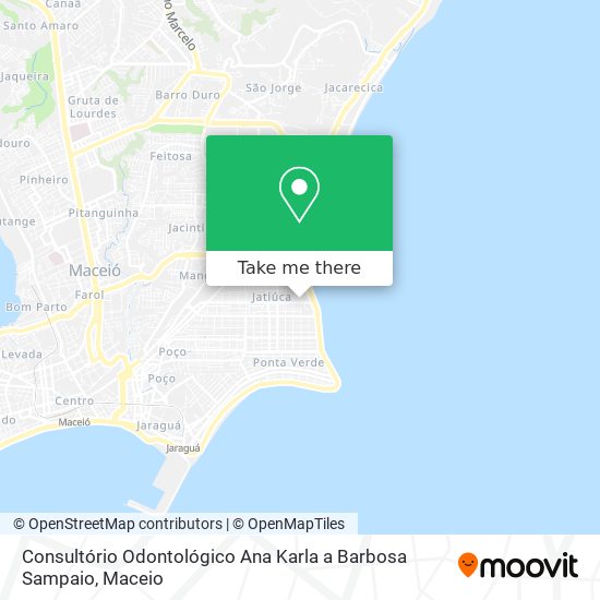 Consultório Odontológico Ana Karla a Barbosa Sampaio map