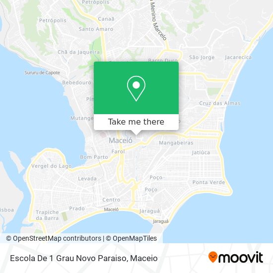 Escola De 1 Grau Novo Paraiso map