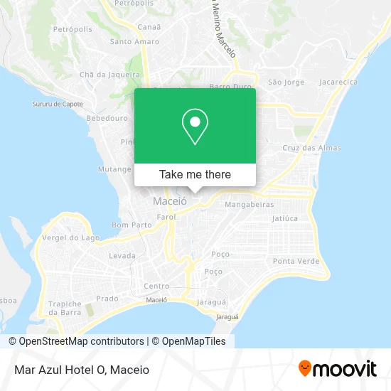 Mar Azul Hotel O map