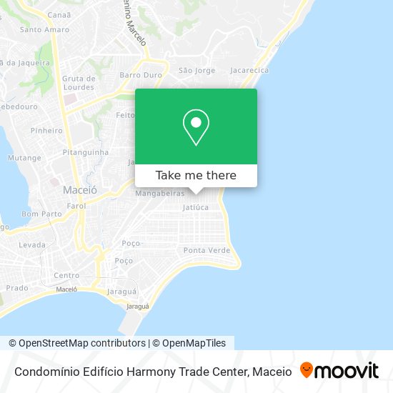 Mapa Condomínio Edifício Harmony Trade Center
