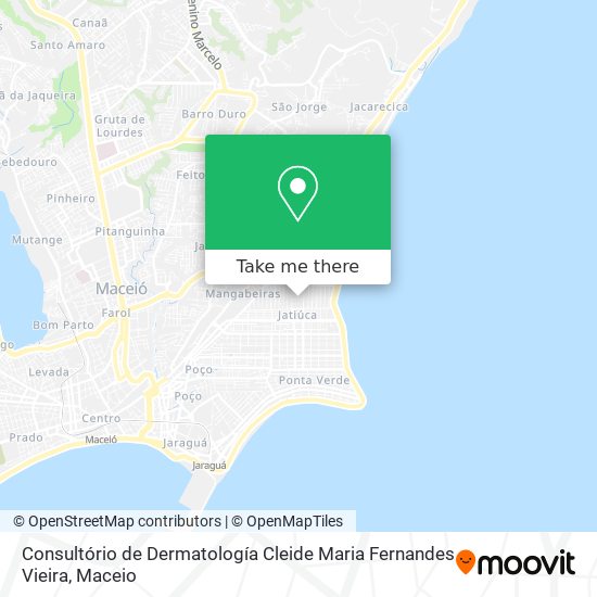Consultório de Dermatología Cleide Maria Fernandes Vieira map