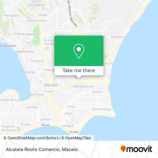 Alcateia Roots Comercio map