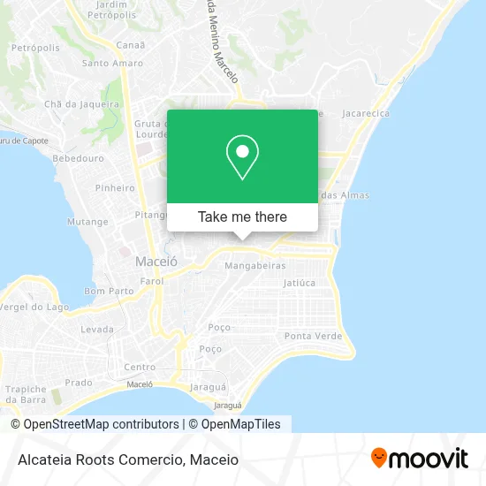 Alcateia Roots Comercio map