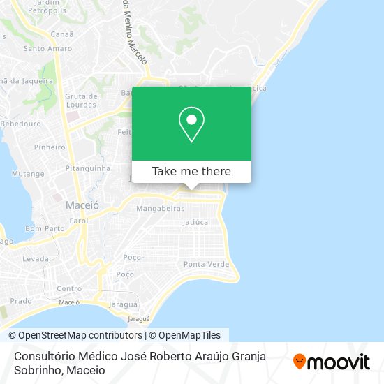 Mapa Consultório Médico José Roberto Araújo Granja Sobrinho