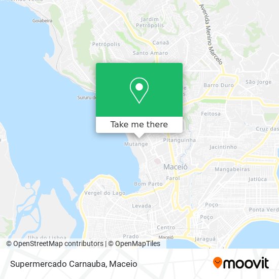 Supermercado Carnauba map