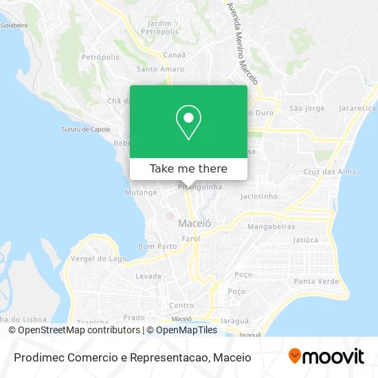 Prodimec Comercio e Representacao map