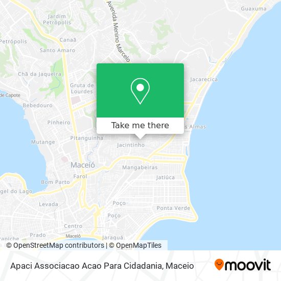 Apaci Associacao Acao Para Cidadania map