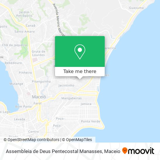 Assembleia de Deus Pentecostal Manasses map