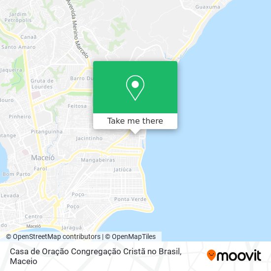 Casa de Oração Congregação Cristã no Brasil map