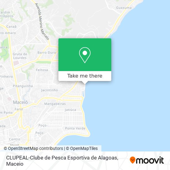CLUPEAL-Clube de Pesca Esportiva de Alagoas map