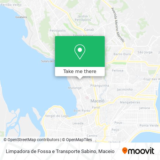 Limpadora de Fossa e Transporte Sabino map