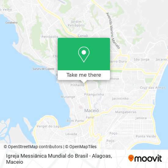 Igreja Messiânica Mundial do Brasil - Alagoas map