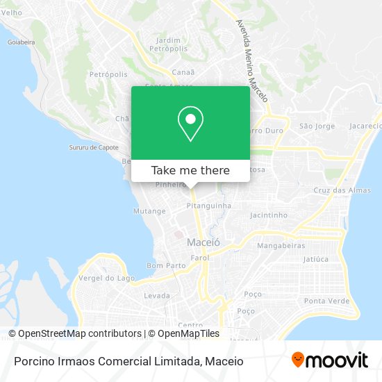 Porcino Irmaos Comercial Limitada map