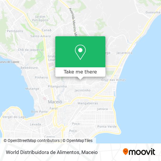 World Distribuidora de Alimentos map