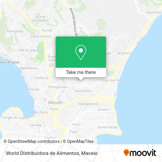 World Distribuidora de Alimentos map
