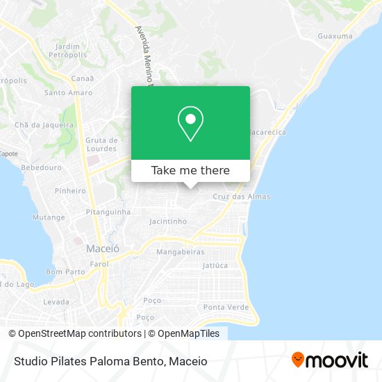 Studio Pilates Paloma Bento map