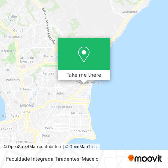 Faculdade Integrada Tiradentes map
