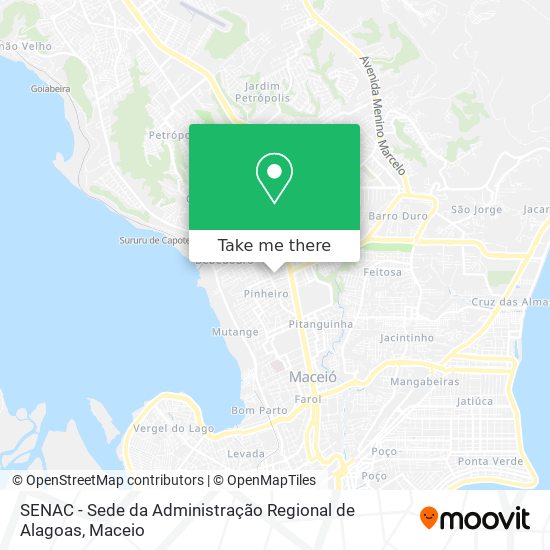 SENAC - Sede da Administração Regional de Alagoas map