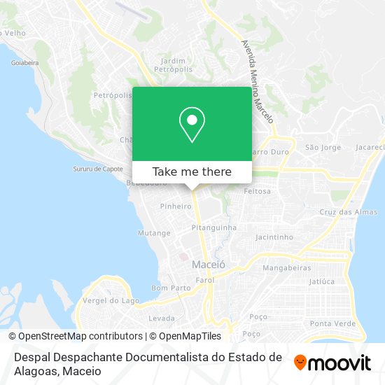 Despal Despachante Documentalista do Estado de Alagoas map
