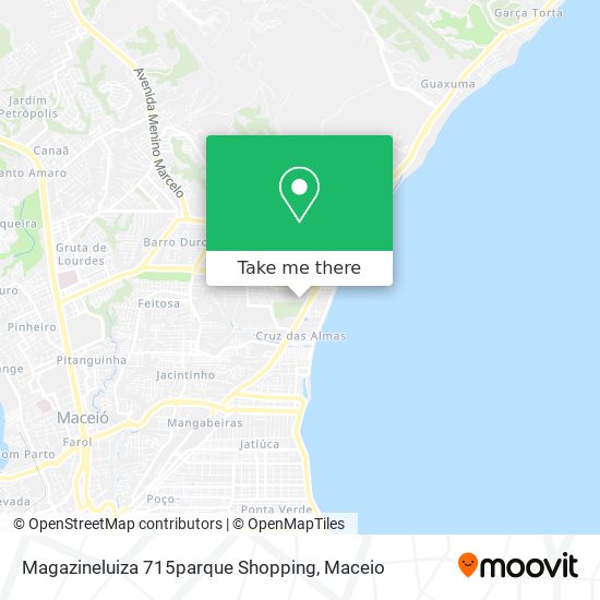 Magazineluiza 715parque Shopping map