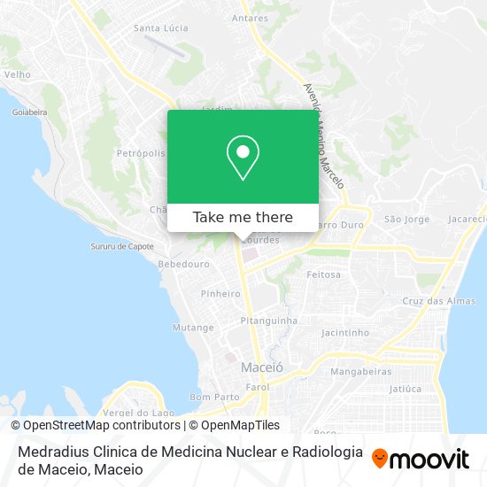 Mapa Medradius Clinica de Medicina Nuclear e Radiologia de Maceio