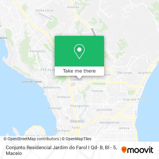 Conjunto Residencial Jardim do Farol I Qd- B, Bl - 5 map