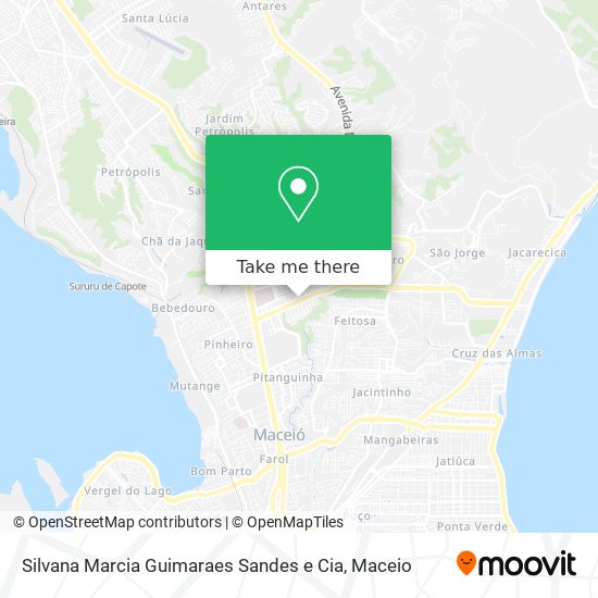 Silvana Marcia Guimaraes Sandes e Cia map