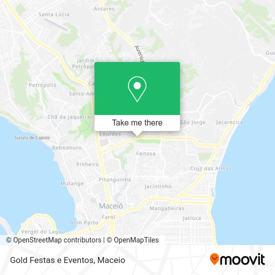 Gold Festas e Eventos map
