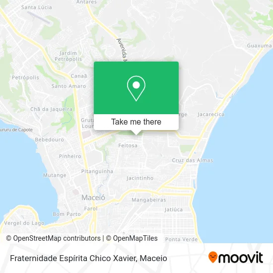 Fraternidade Espírita Chico Xavier map