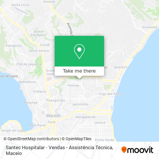 Santec Hospitalar - Vendas - Assistência Técnica map