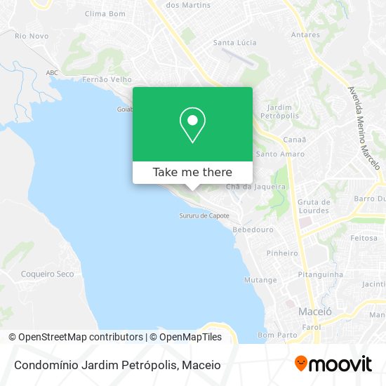 Condomínio Jardim Petrópolis map