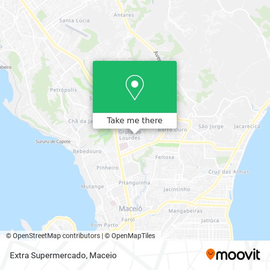 Extra Supermercado map