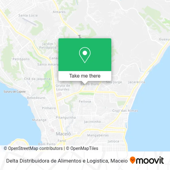 Delta Distribuidora de Alimentos e Logistica map